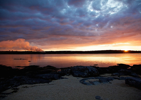 012 Doilin fire sunset